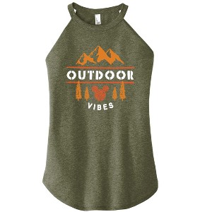 Women's - Disney - Outdoor Vibes Graphic High Neck Tank - 1 of 2