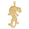 Black Bow Jewelry 14k Yellow Gold Large Vertical Panther Pendant - 3 of 4