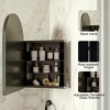KTMBDW Farmhouse Metal Framed Recessed Bathroom Medicine Cabinet with Beveled Mirror Bathroom Medicine Cabinet - 4 of 4