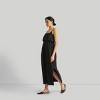 Reistor Women's Strappy Maxi Dress Black - image 2 of 4