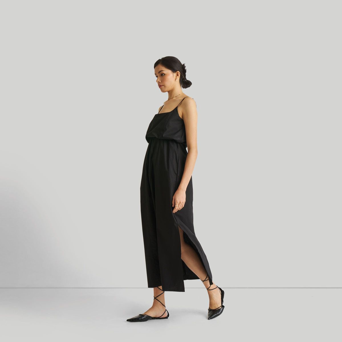 Reistor Women's Strappy Maxi Dress Black - thumbnail 2