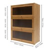 YIYIBYUS 3 Tiers Kitchen Countertop Pantry Storage Cabinet, Log color - 3 of 4
