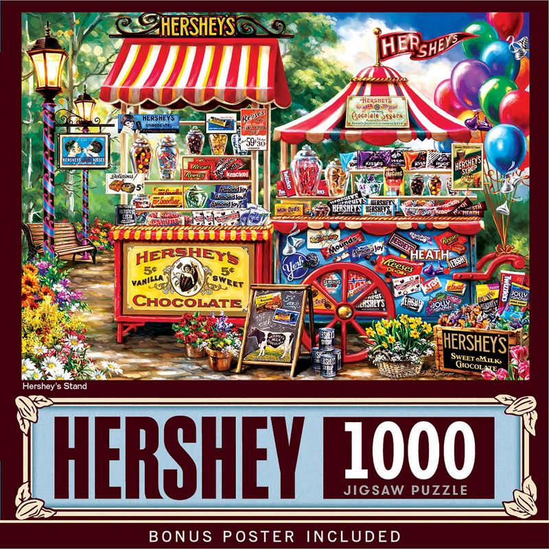 MasterPieces 1000 Piece Jigsaw Puzzle - Hershey's Stand - 19.25"x26.75", 1 of 8