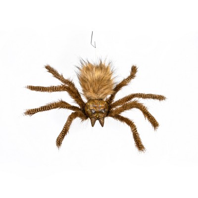 24" Animated Hanging Halloween Spider, Sound Activated