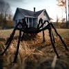 Joyfy 6.5 ft Halloween Outdoor Decorations Large Hairy Spider Props,Black Spider Decorations Yard House Décor,Realistic Giant Spider Party Supplies - 2 of 4