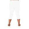 Women's Crinkle Cotton Crop Pants - Plus - On The Plus Side - 2 of 3