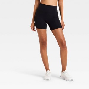 Shorts de ciclista de cintura alta con bolsillos de superflex 5" para mujer - All In Motion™