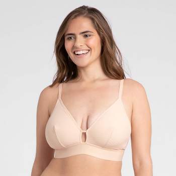 All.you. Lively Women's Busty Mesh Trim Bralette - Toasted Almond
