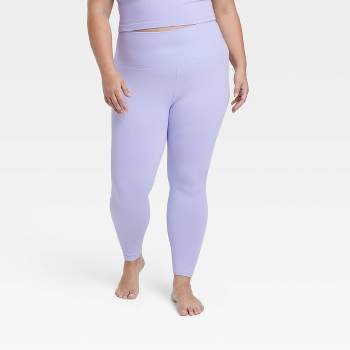 Women's Effortless Support High-Rise 7/8 Leggings - All In Motion™ Lilac  Purple 3X