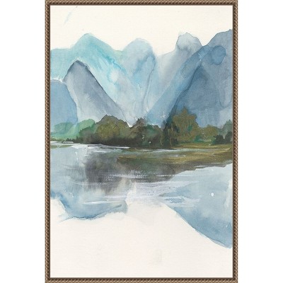 Amanti Art Be Clear to Reflect II by Lila Bramma Framed Canvas Wall Art