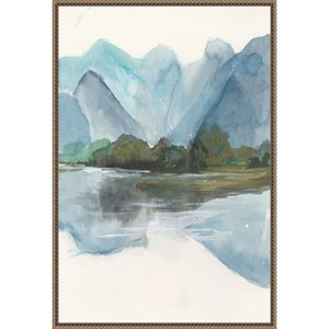 Amanti Art Be Clear to Reflect II by Lila Bramma Framed Canvas Wall Art - 1 of 4