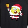 Women's - SpongeBob SquarePants - Dear Santa Lightweight French Terry Wide Neck Long Sleeve Shirt - 2 of 4