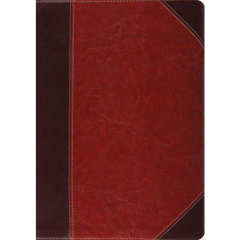 Study Bible-esv-portfolio Design - (leather Bound) : Target