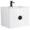 Pellabay Modern Bathroom Vanity with Fluted Circular Doors - Sink Included - 2 of 4