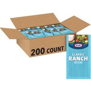 Kraft Ranch Single Serve Salad Dressing, 0.44 Ounce (Pack of 200) - 1 of 3