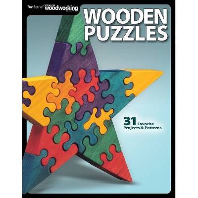 Wooden Puzzles - (Best of Scroll Saw Woodworking & Crafts Magazine) (Paperback)