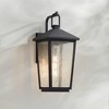 John Timberland Misty 16 1/4" High Sand Black Outdoor Wall Light - 2 of 4