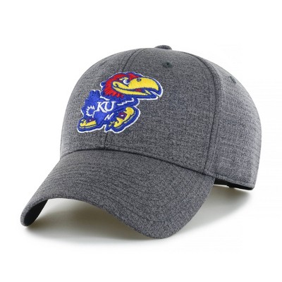 NCAA Kansas Jayhawks Men&#39;s Rodeo Charcoal Gray Mesh Hat