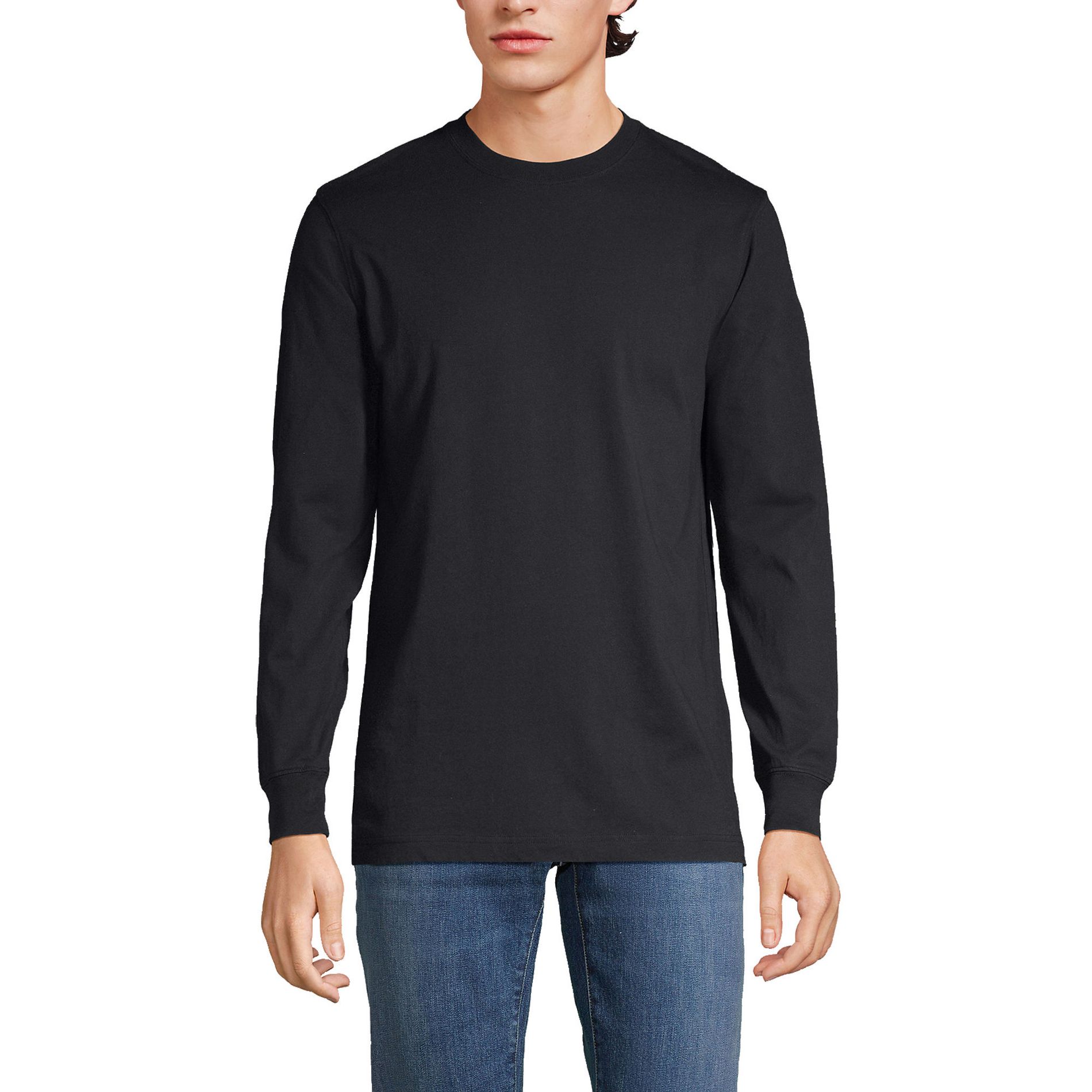 Lands' End Men's Super-T Long Sleeve T-Shirt