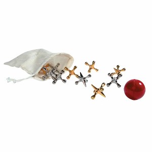 Schylling Metal Jacks and Rubber Ball Set, Ages 6 and Up - 1 of 2