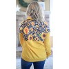 Women's Sunflower Zip Up Pullover - Shirley Stone - 3 of 3