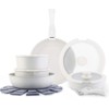 LunaLulinlk 17 Piece Non-Stick Cookware Set Induction Kitchen Cookware Set Fast and Even Heating - 2 of 4