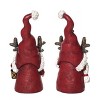 Transpac Resin Light Up Christmas Gnome Set of 2 Christmas Home Decorations - 3 of 3