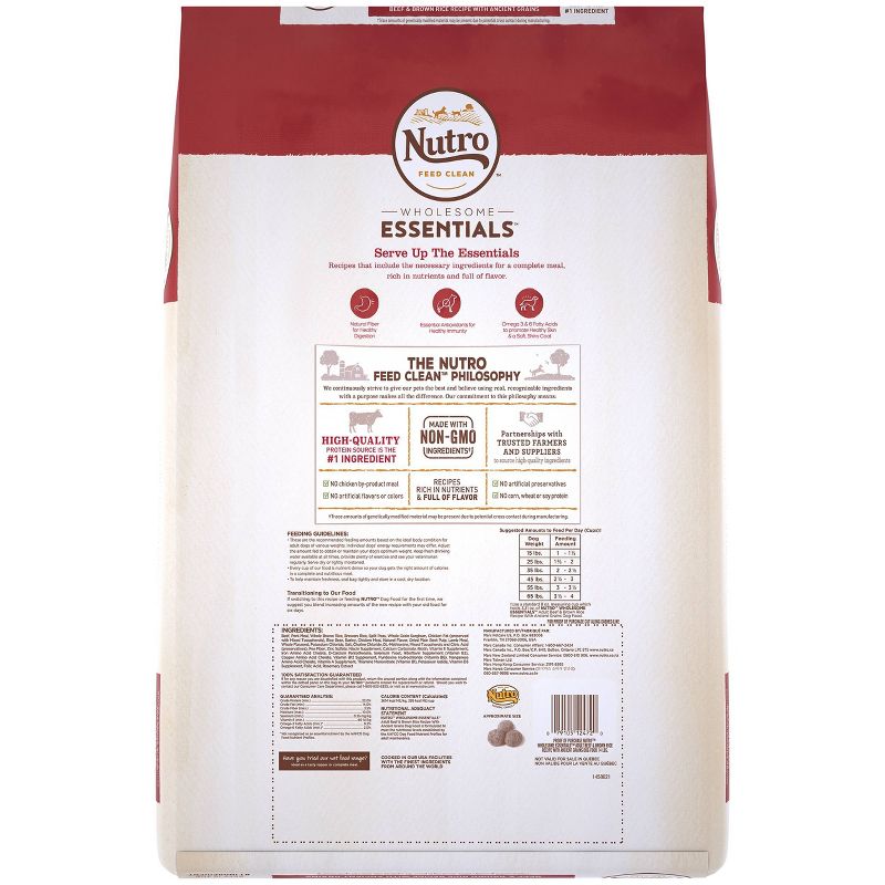 Nutro Natural Choice Beef & Brown Rice Adult Dry Dog Food, 3 of 6