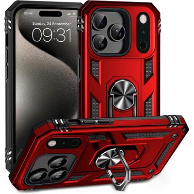Entronix Case Compatible with iPhone 17 Pro Max - Dual-Layer Guard Gripstand