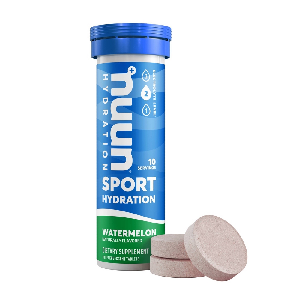 nuun Hydration Sport Drink Vegan Tabs - Watermelon - 10ct