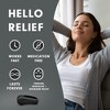 Aculief Acupressure Headache, Migraine, Tension Relief Wearable – Supporting Acupressure Relaxation- 3 Pack (Black) - 3 of 4