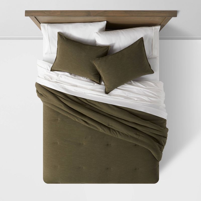 Space Dyed Cotton Linen Comforter & Sham Set - Threshold™, 4 of 8