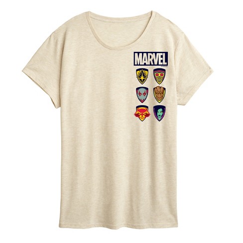 Women's - Marvel - Guardians Icons Short Sleeve Graphic T-Shirt - image 1 of 3