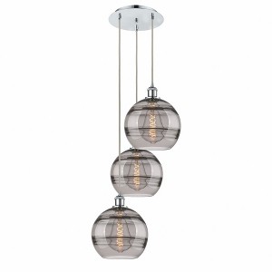 Rochester - 3 Light Cord Hung Multi Pendant In Industrial Style-35.63 Inches Tall and 16.5 Inches Wide - 1 of 1