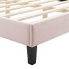 Modway Current Performance Velvet Queen Platform Bed - 4 of 4