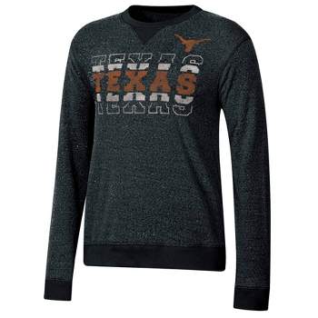 NCAA Texas Longhorns Women's Crew Neck Fleece Sweatshirt