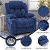 Electric Chair Recliner With Lumbar Heat And 8-Point Vibration Massage,Power Lift Chairs For Elderly,Chenille Lift And Recline Chairs-Cuddlewood - 2 of 4