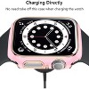 Worryfree Gadgets Bumper Case with Screen Protector for Apple Watch 38mm, White/Silver - 4 of 4