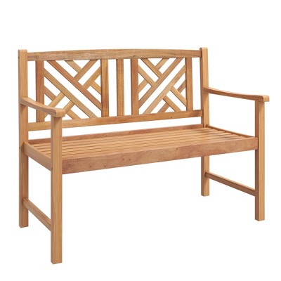 thumbnail image 2 of Redwood Garden Bench With English Design | Forever Redwood 2 of 12