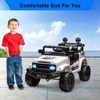 Electric Car for Kids, 12V Ride on Truck Car with Remote Control Spring Suspension, LED Lights, Music, 3 Speeds - 4 of 4