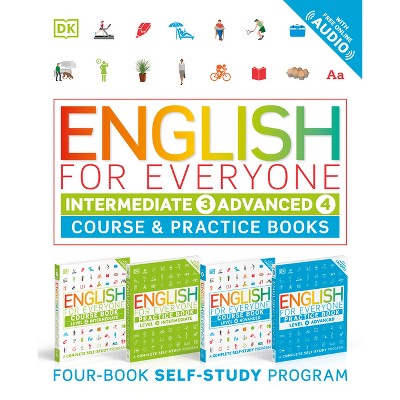 English for Everyone: Intermediate and Advanced Box Set - (DK English for Everyone) by  DK (Mixed Media Product)