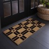 Balta Rugs 1'5"x2'5" Black Classic Geo Natural Papilio Coir Doormat - 2 of 4