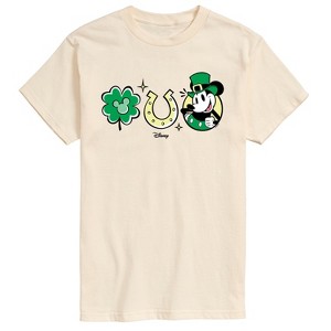 Men's - Disney - Mickey St Patricks Icons Short Sleeve Graphic T-Shirt - 1 of 4