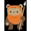 Girl's Star Wars Cartoon Ewok Spear Crop T-Shirt - 2 of 3