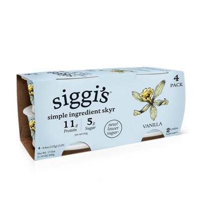Siggi's 2% Vanilla Icelandic Style Greek Yogurt - 4ct/4.4oz Cups
