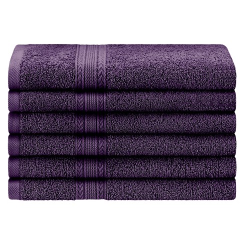 Eggplant discount hand towels