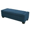 TUYOHW 50" Ottoman Bench in Textured Boucle, Rectangular Design with Hinged Lid for Seating Hidden Storage for Living Room - 2 of 4