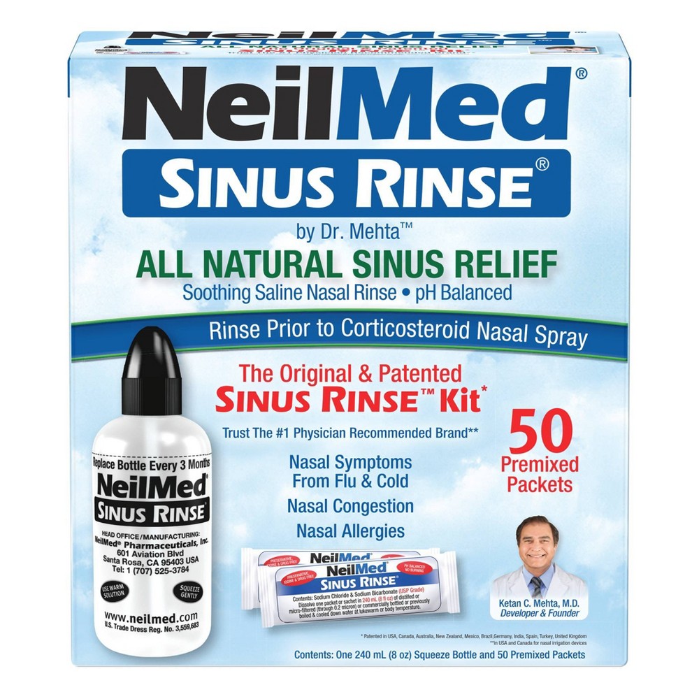 NeilMed Pharmaceuticals Original Sinus Rinse Kit Packets - 50ct