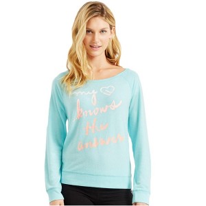 Aeropostale Womens LLD Heart Sweatshirt - 1 of 2