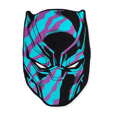 Black Panther Shaped Beach Towel